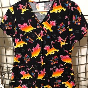 Disney Scrub Tops